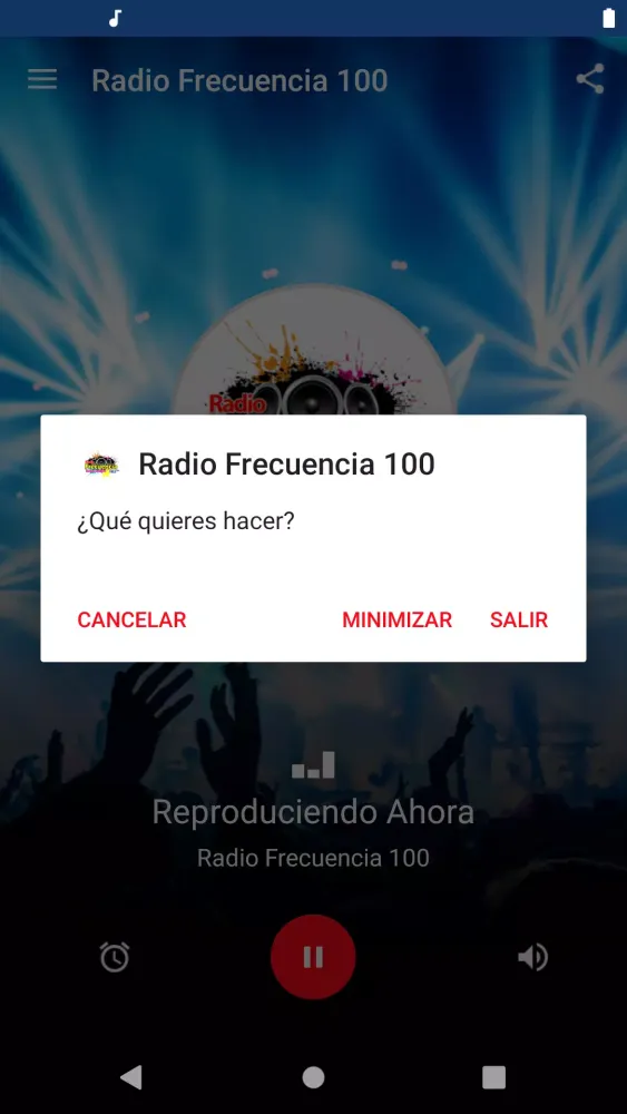 Capturas de pantalla de Radio Frecuencia 100