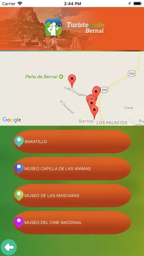 Ảnh chụp màn hình của Turisteando Bernal
