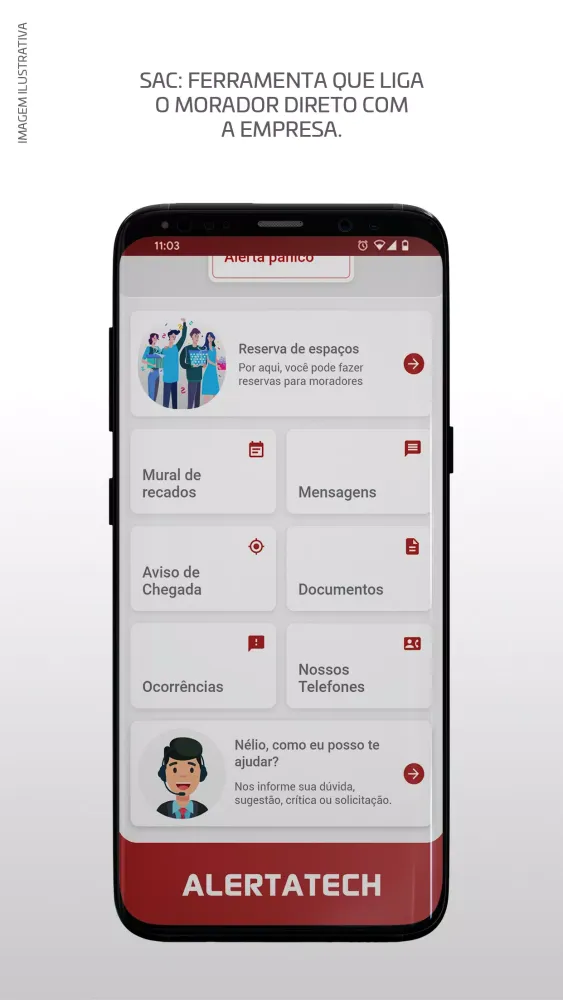 Capturas de pantalla de AlertaTech - Portaria 2.0