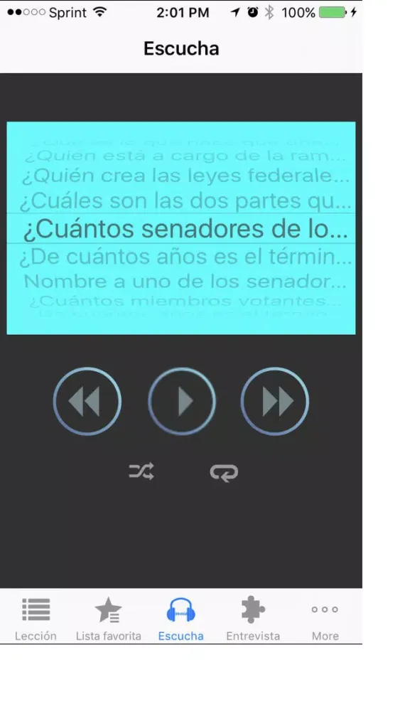 Captures d'écran de Ciudadanía Americana
