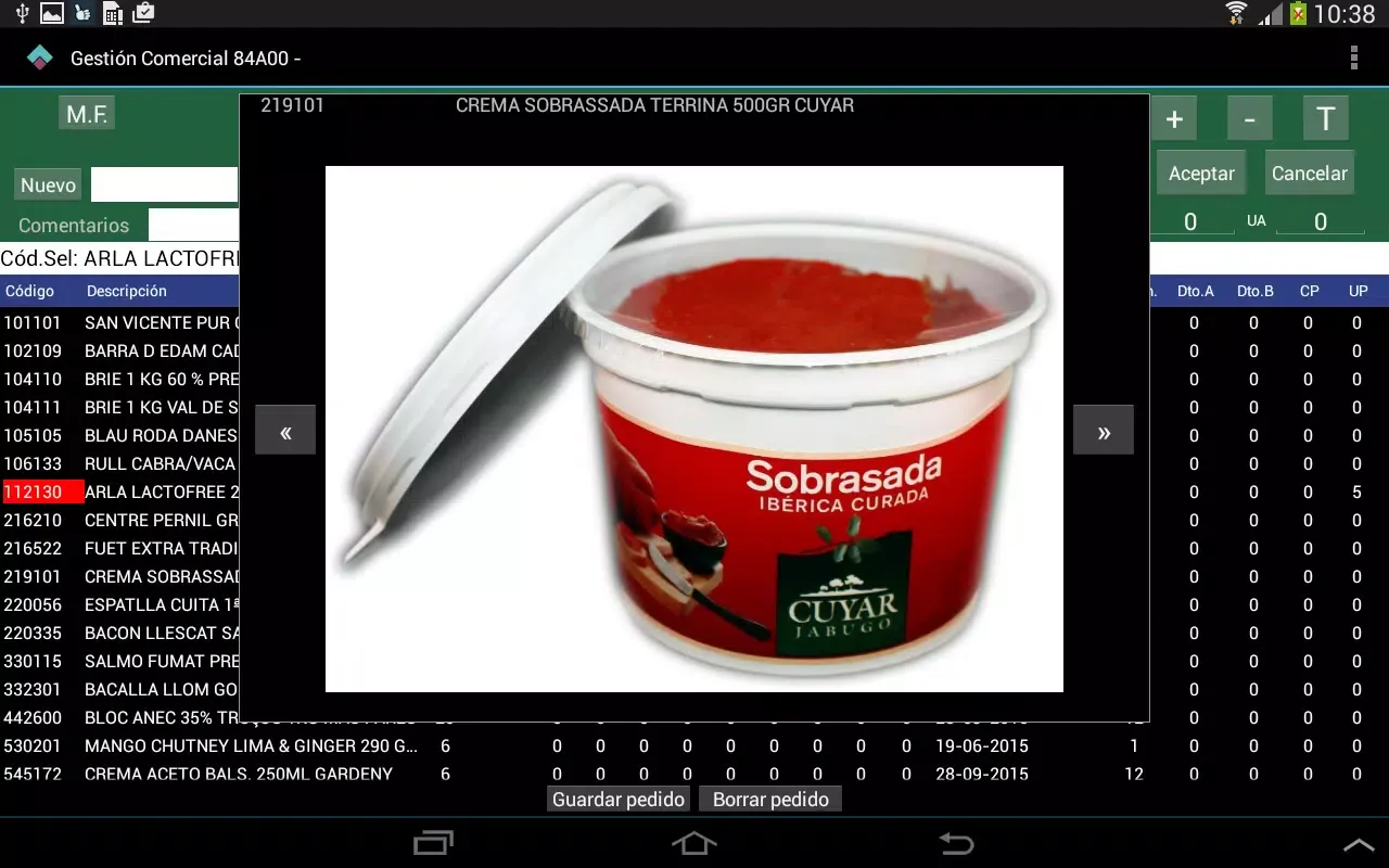 Gestión Comercial 84A00 Screenshots