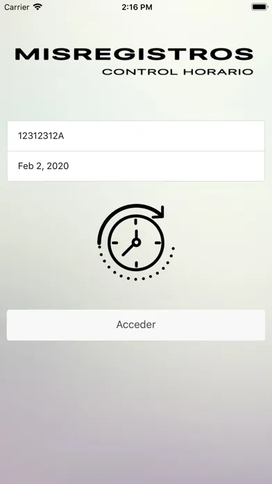 Zrzuty ekranu MisRegistros