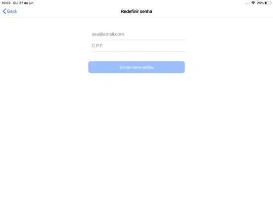 Tangkapan skrin SAAE de Aparecida iPad 