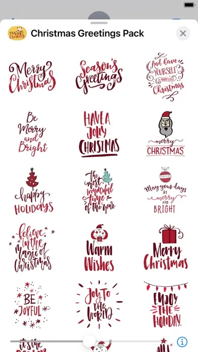 Скриншоты Christmas Greetings Pack