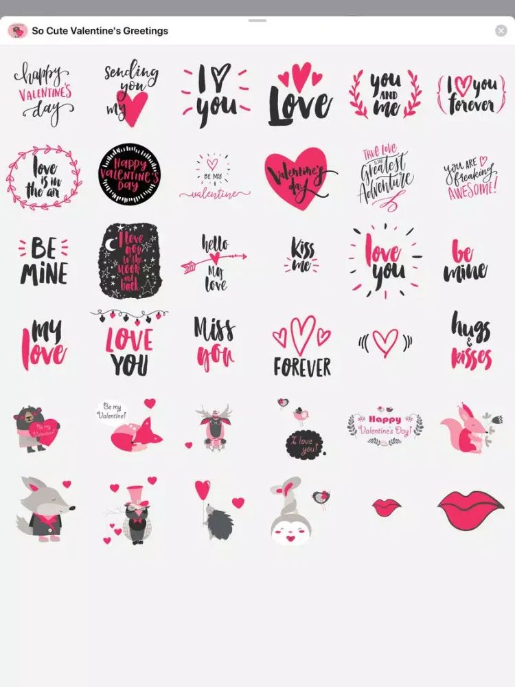 Capturas de pantalla de So Cute Valentine's Greetings iPad 