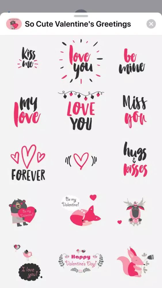 Capturas de pantalla de So Cute Valentine's Greetings