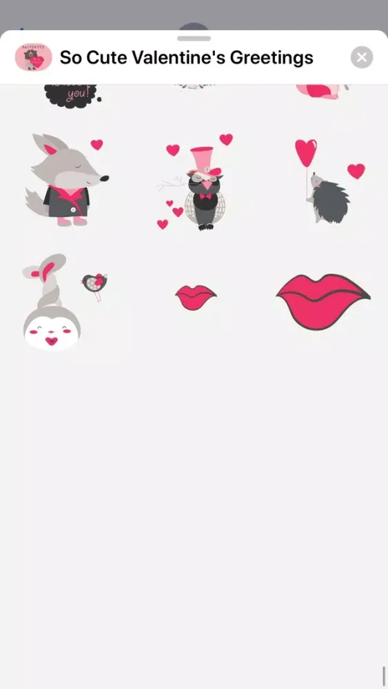 Capturas de pantalla de So Cute Valentine's Greetings