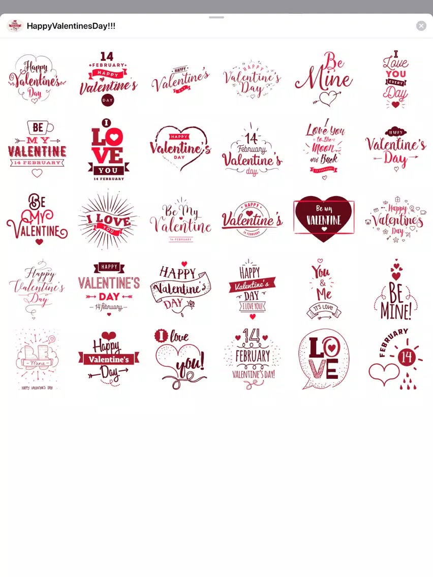 Zrzuty ekranu Happy Valentine's Day!!! iPad 