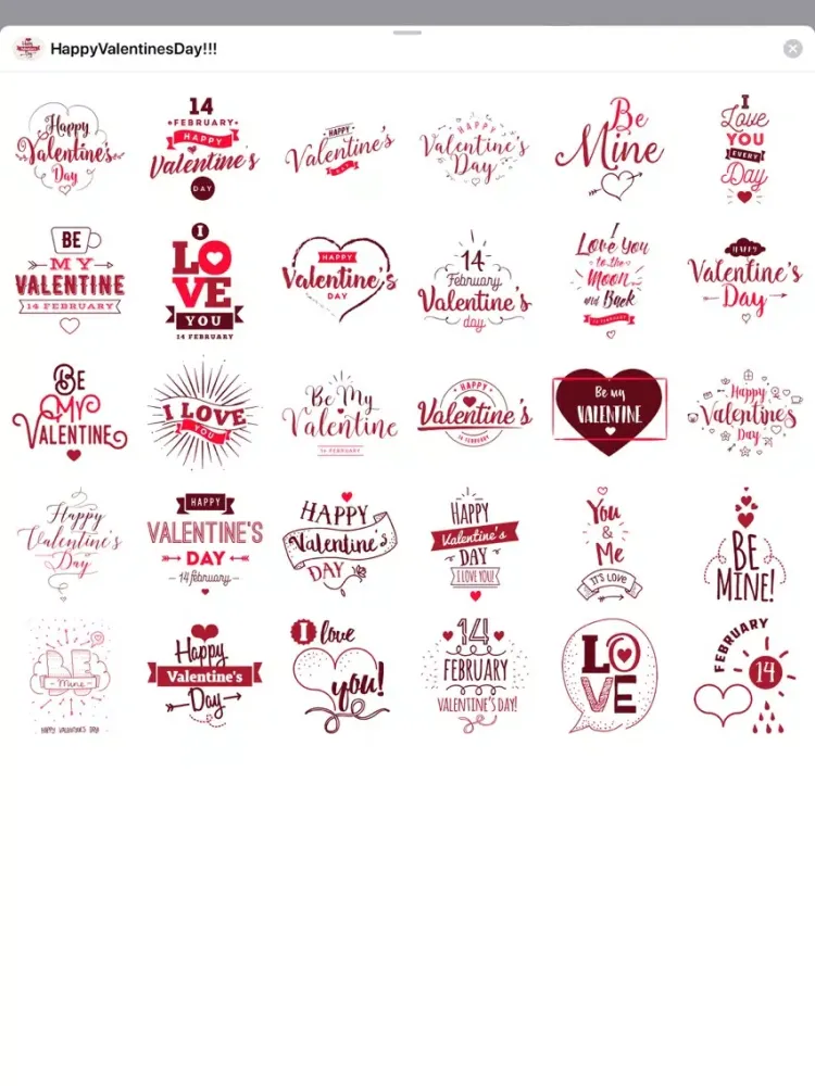 Happy Valentine's Day!!! iPad  Screenshots