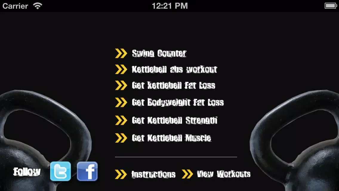 Ảnh chụp màn hình của Kettlebell Auto Swing Counter, and FREE Spartan Kettlebell Ab Workout