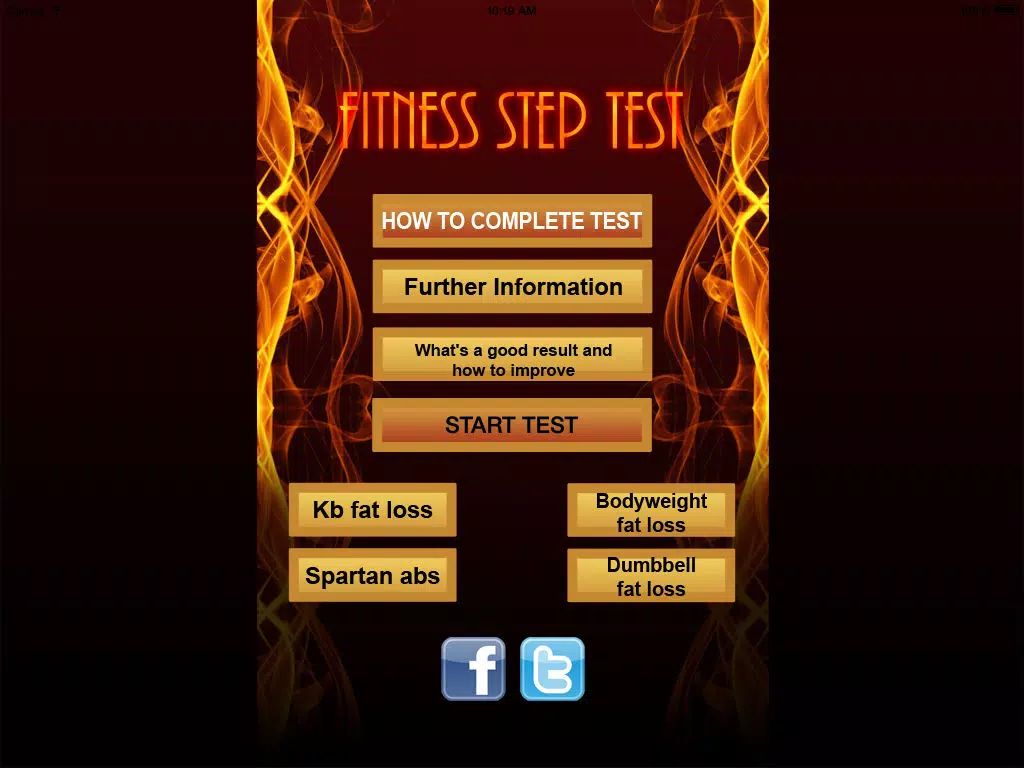 Tangkapan skrin Fitness Step Test- VO2max iPad 