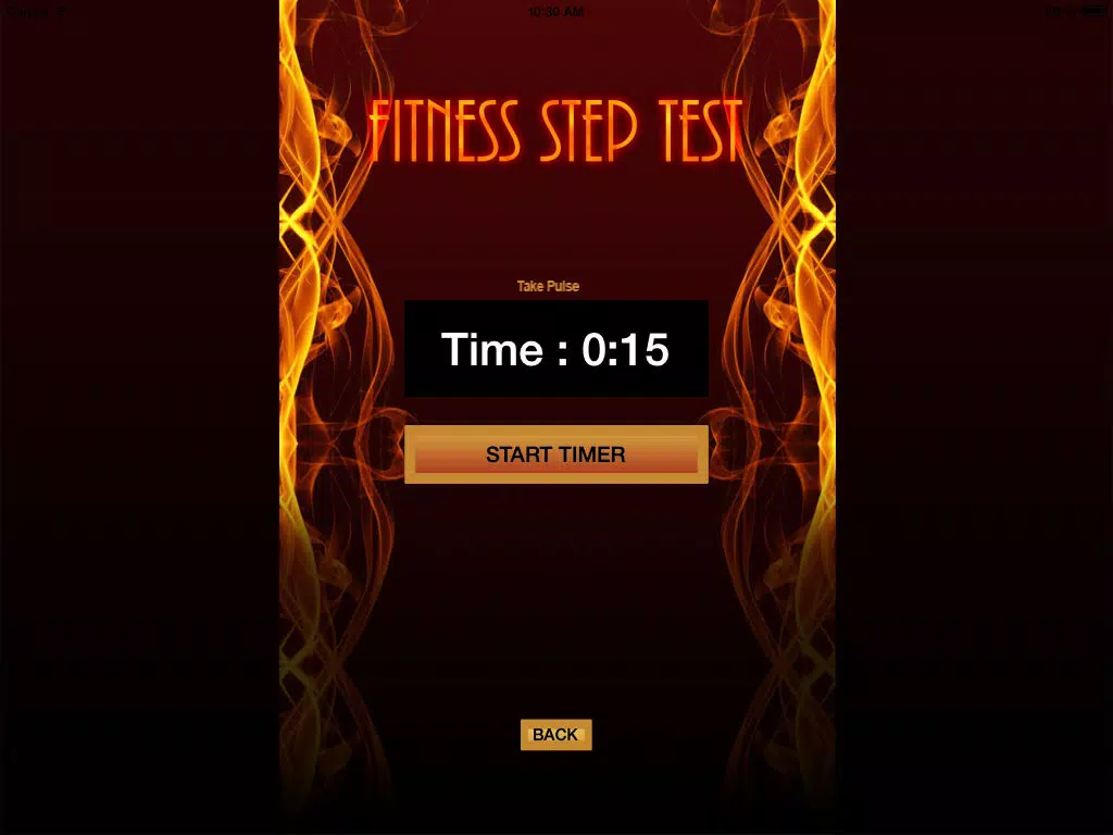 Tangkapan skrin Fitness Step Test- VO2max iPad 