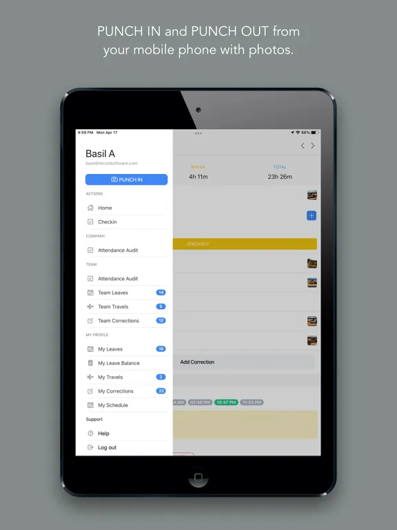 Скриншоты ClockIt - Time Clock App iPad 