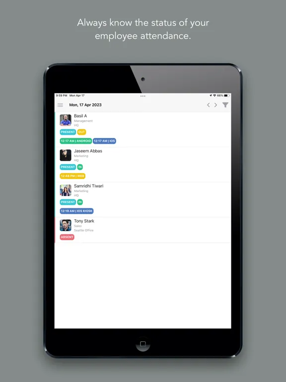 Скриншоты ClockIt - Time Clock App iPad 