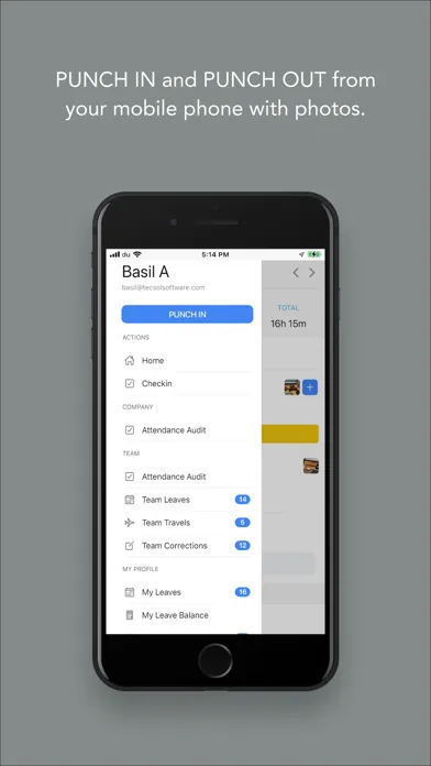 Скриншоты ClockIt - Time Clock App