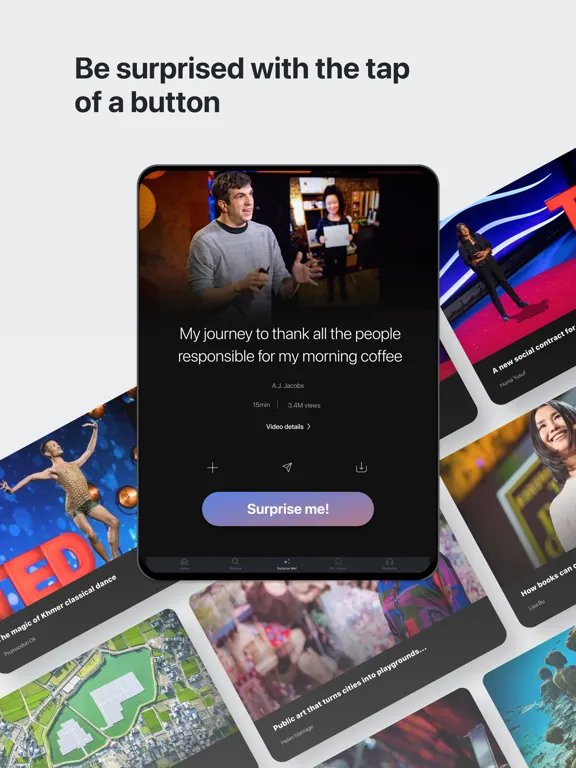 Скриншоты TED iPad 