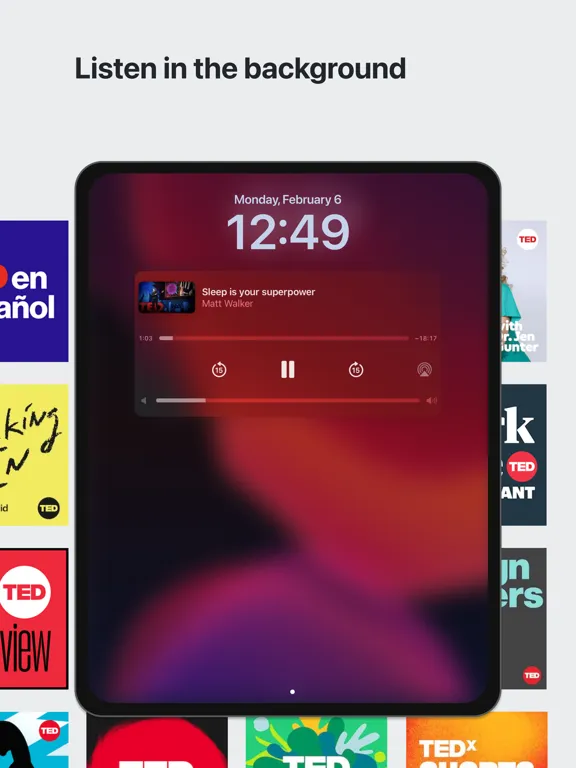 Скриншоты TED iPad 