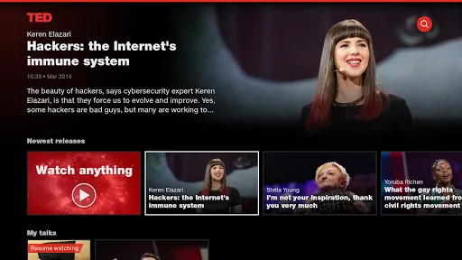 TED TV应用截图