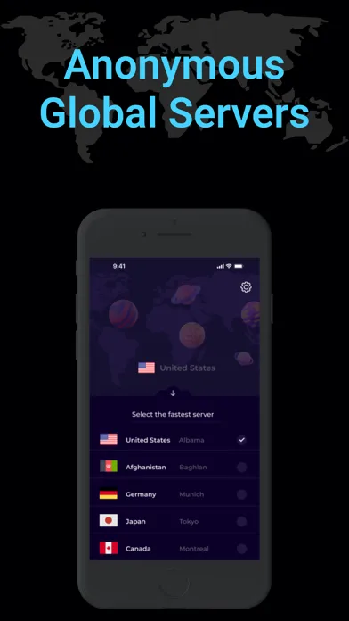 Tangkapan skrin StarNet VPN