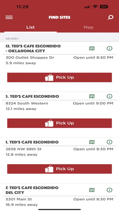 Ted's Cafe Escondido应用截图
