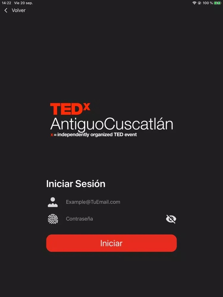 TEDx Antiguo Cuscatlán iPad  স্ক্রিনশট