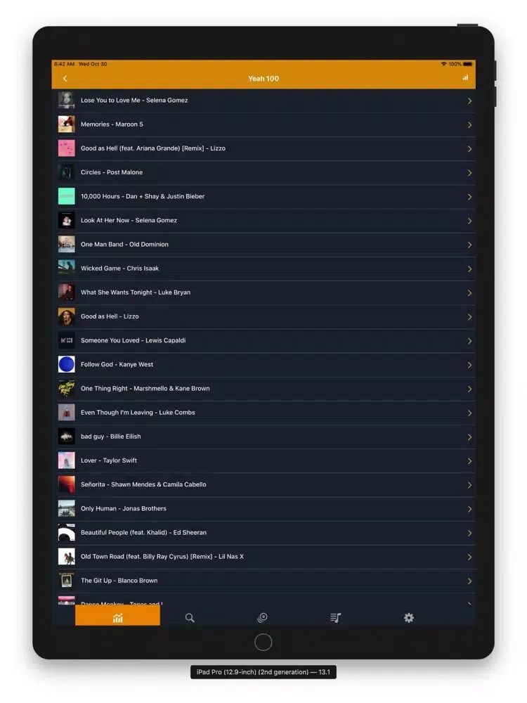 Tangkapan skrin Audiomusi: Music Apps Stream iPad 