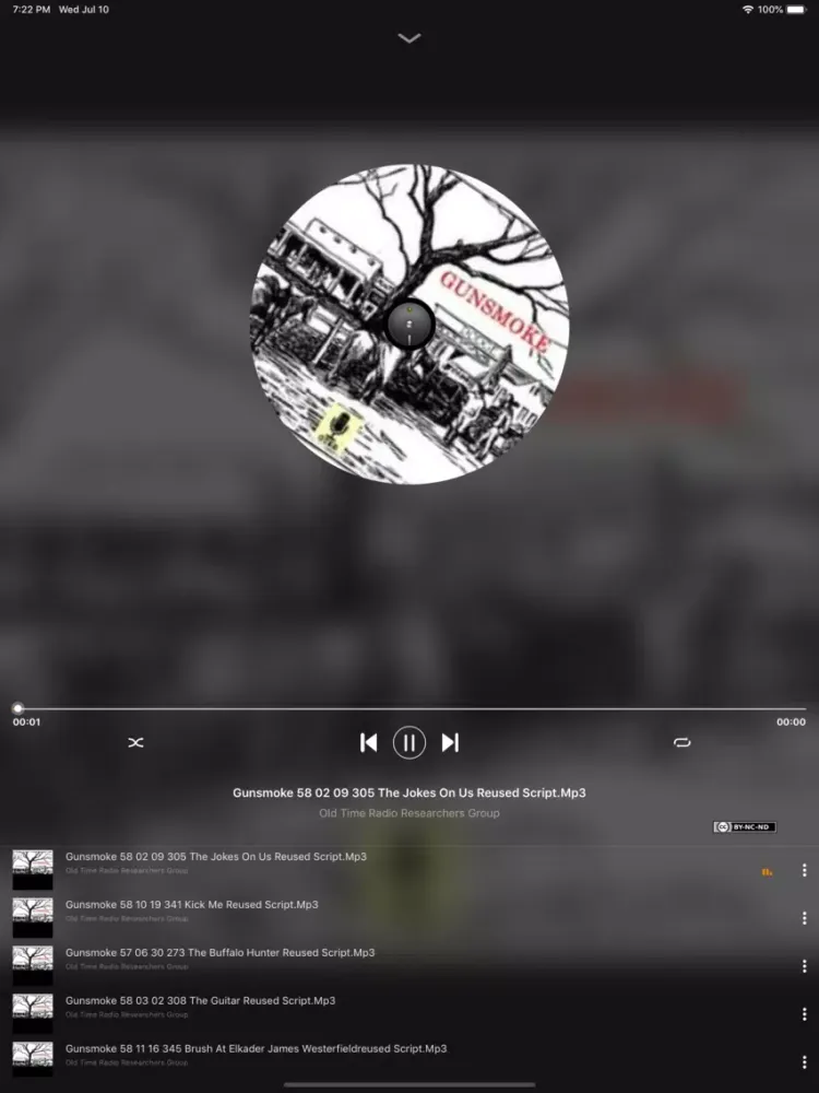 ภาพหน้าจอของ Music Downloader CC License iPad 