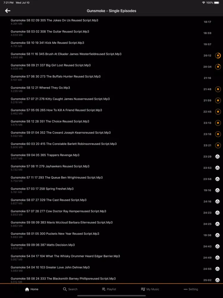 ภาพหน้าจอของ Music Downloader CC License iPad 