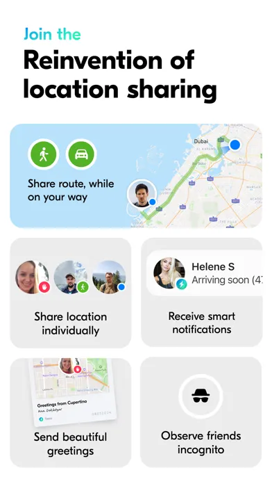 Tangkapan skrin Teem Tracker - Find My Friends