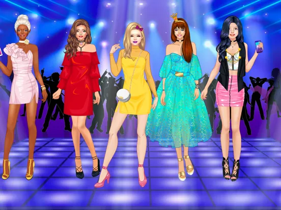College Girls Dress Up Games iPad  Screenshots