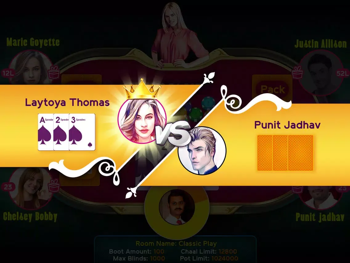 Teen Patti Platinum iPad  Screenshots