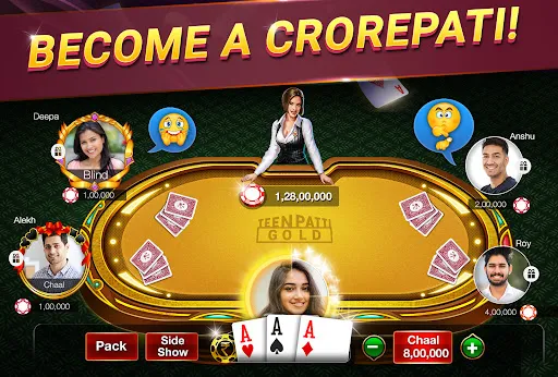 Tangkapan layar Teen Patti Gold Card Game