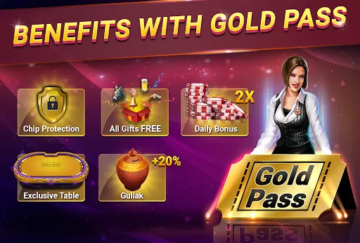 Tangkapan layar Teen Patti Gold Card Game