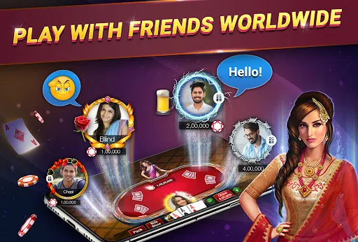 Tangkapan layar Teen Patti Gold Card Game