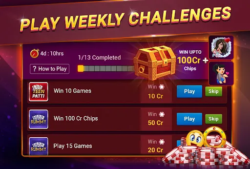 Tangkapan layar Teen Patti Gold Card Game