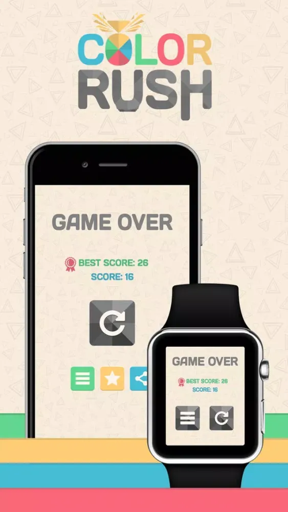 Color Rush - A Color Catching Game স্ক্রিনশট