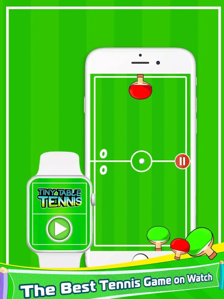 Capturas de tela do Tiny Table Tennis iPad 