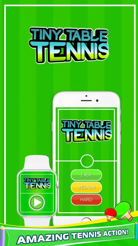 Capturas de tela do Tiny Table Tennis