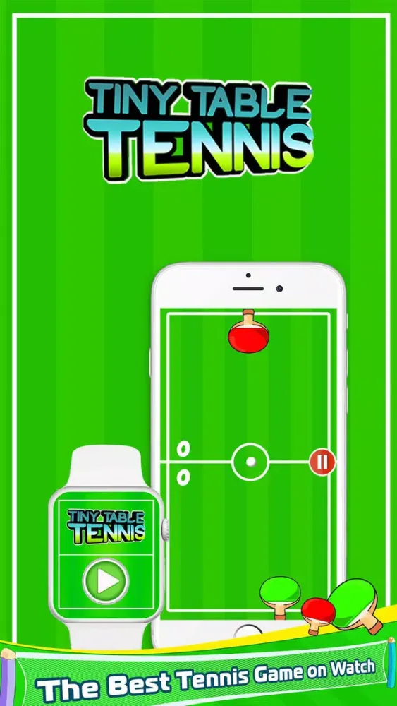 Capturas de tela do Tiny Table Tennis