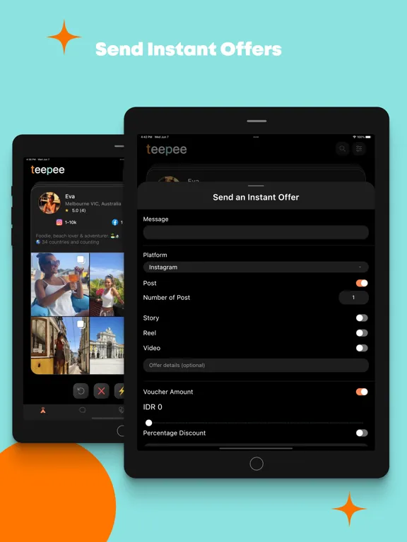 ภาพหน้าจอของ Teepee - Connect. Share. Grow. iPad 
