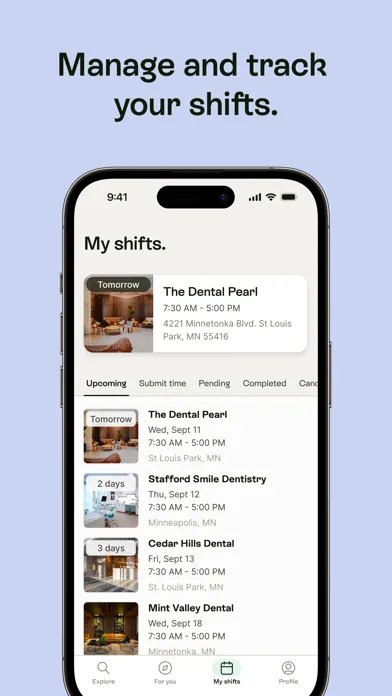 Zrzuty ekranu Teero - Dental Staffing