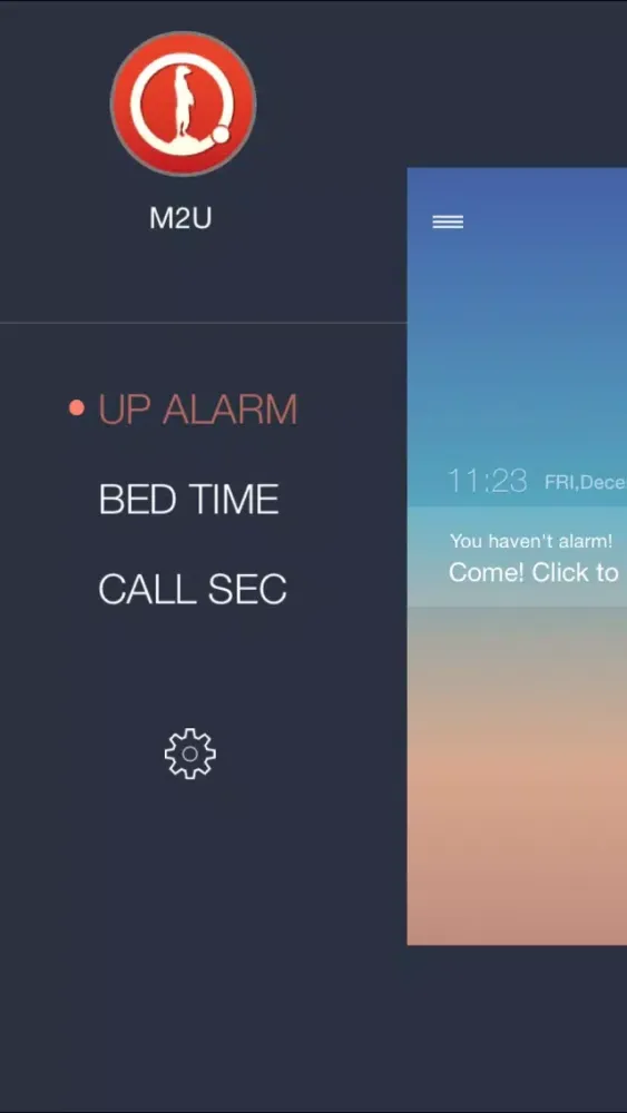 M2U-Alarm with voice of contents Screenshots