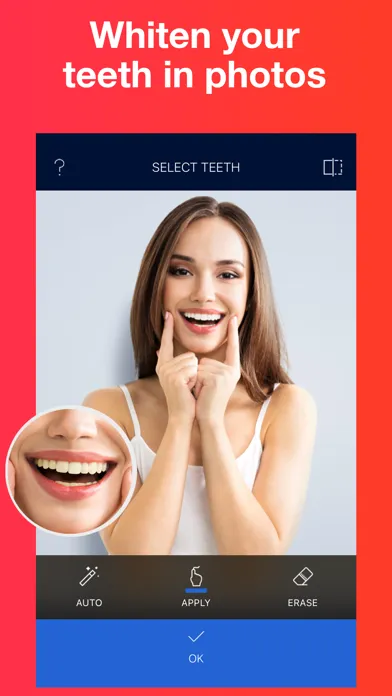 Capturas de tela do Teeth Whitener - Photo Editor