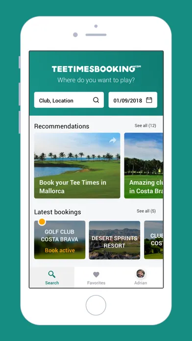 تصاویر Tee Times Booking