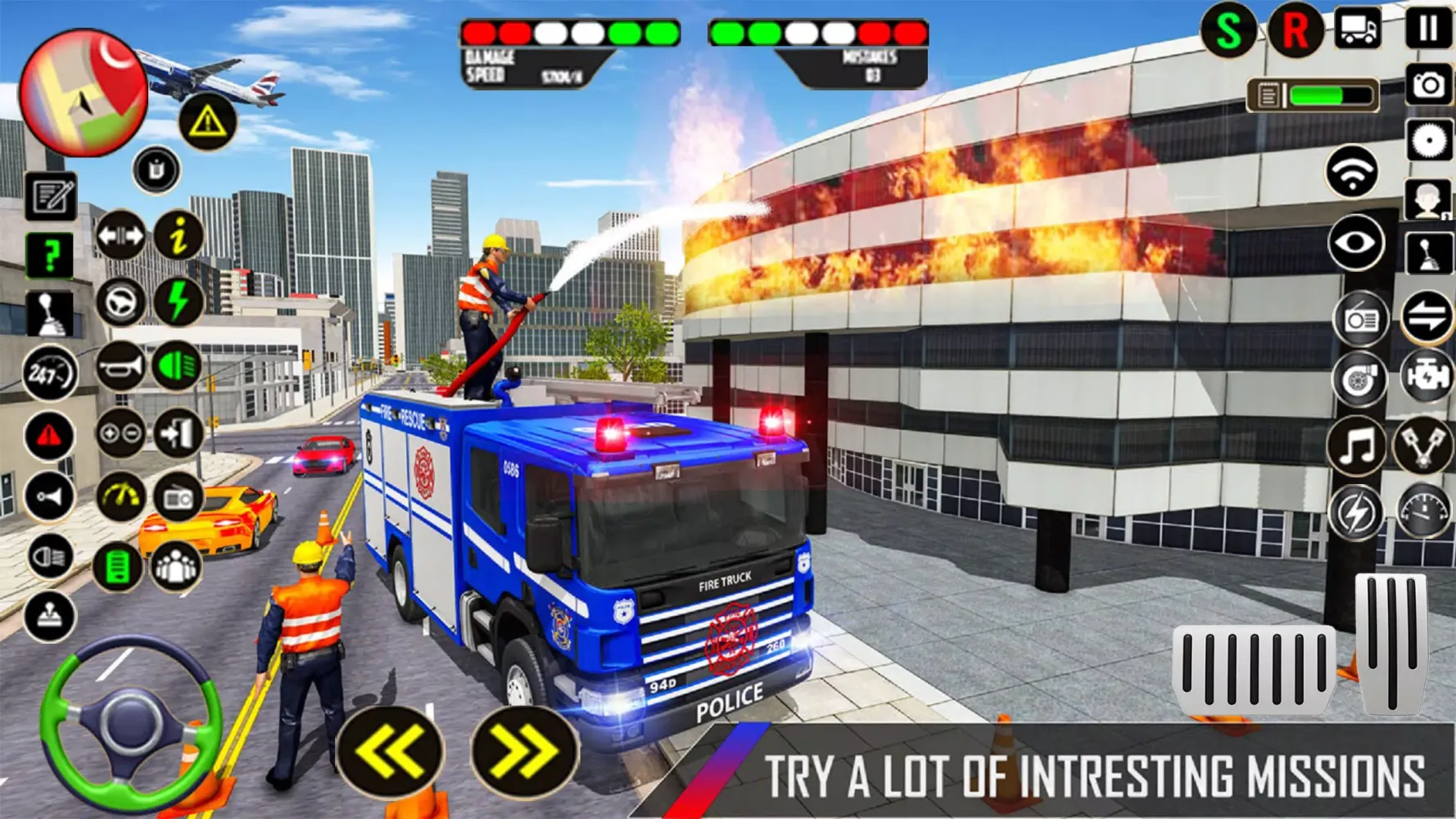 Police Ambulance Fire Truck Ekran Görüntüleri
