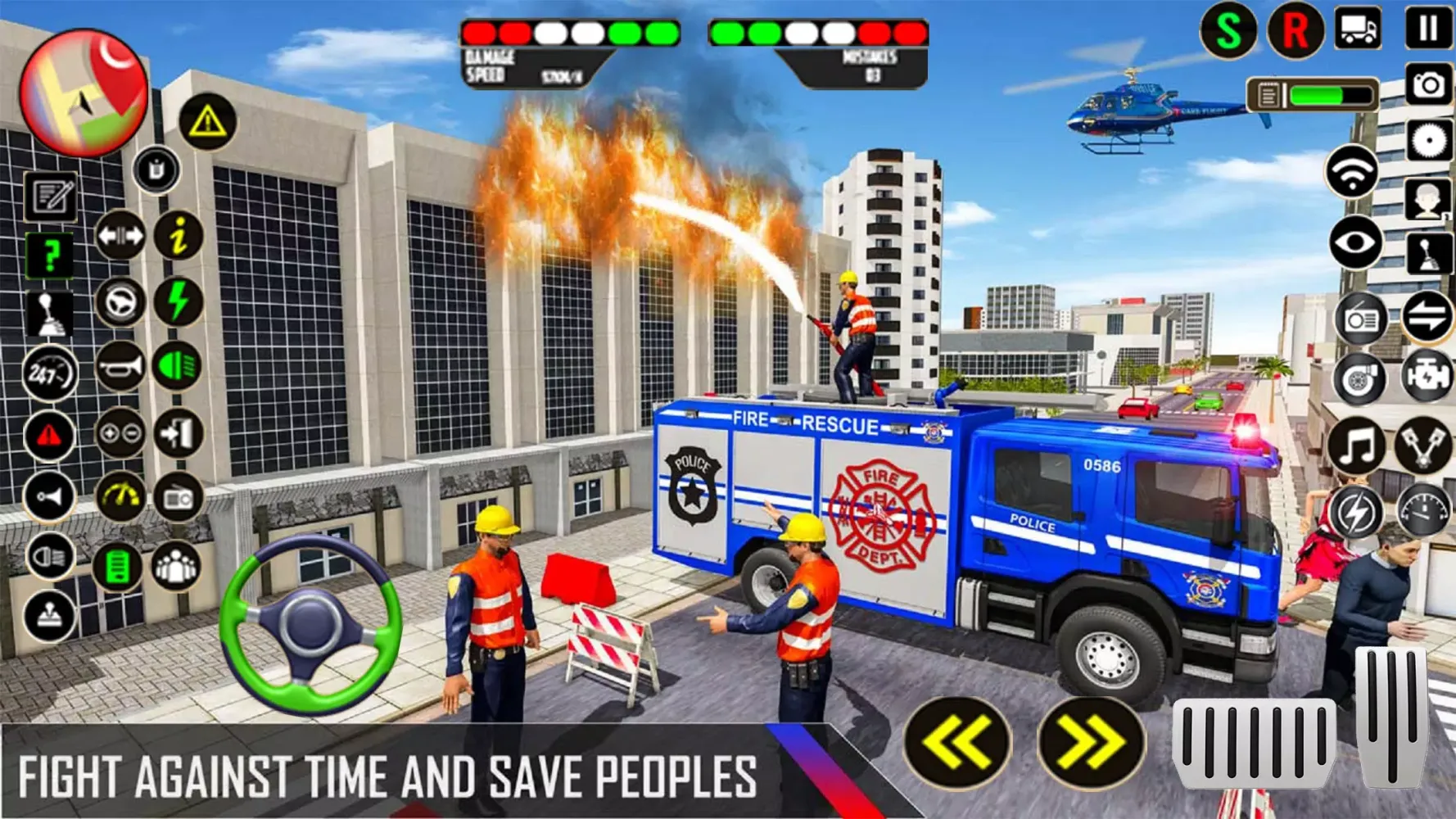 Police Ambulance Fire Truck Ekran Görüntüleri