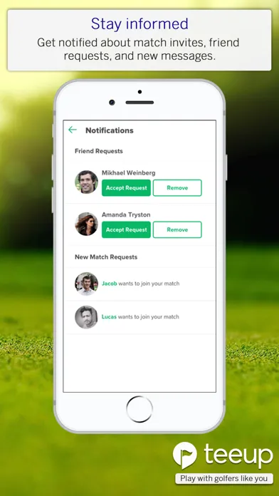 Скриншоты Tee Up - Find Golf Partners