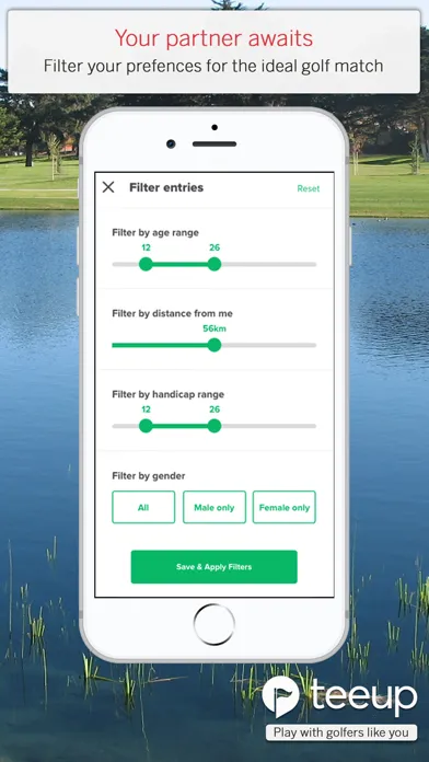 Скриншоты Tee Up - Find Golf Partners