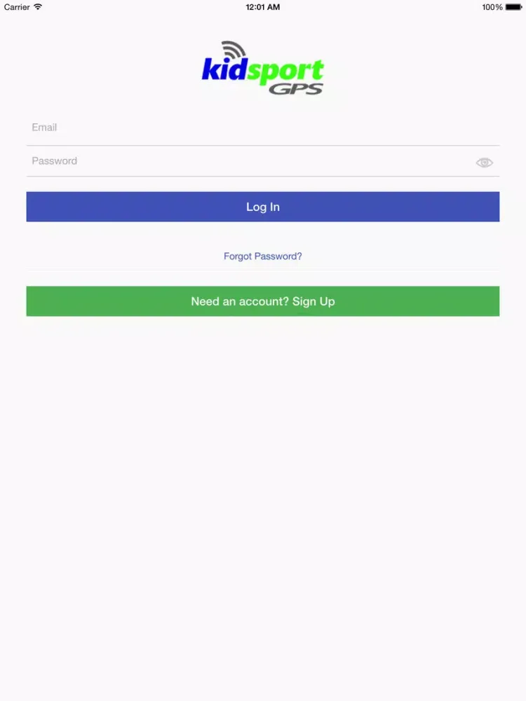 MyKidsport iPad  Screenshots