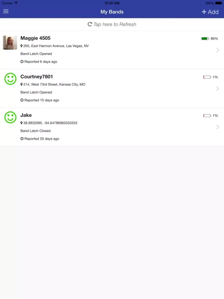 MyKidsport iPad  Screenshots